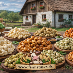 Farmárske syrové uzlíky v údenej a ochutenej verzii"