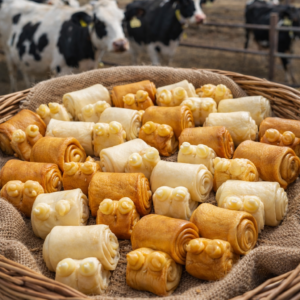 Pareničkové slimáčiky údené aj neúdené v prútenom košíku