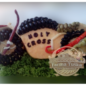 Syrová torta 2D motorka z Farmy Tuška ručne vyrábaná z parených syrov